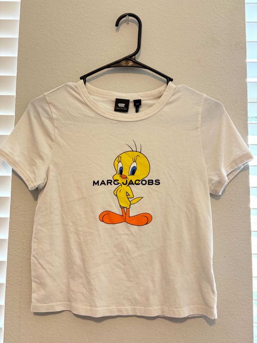 Marc Jacobs Looney Tunes Collaboration Tee - White Baby Tee